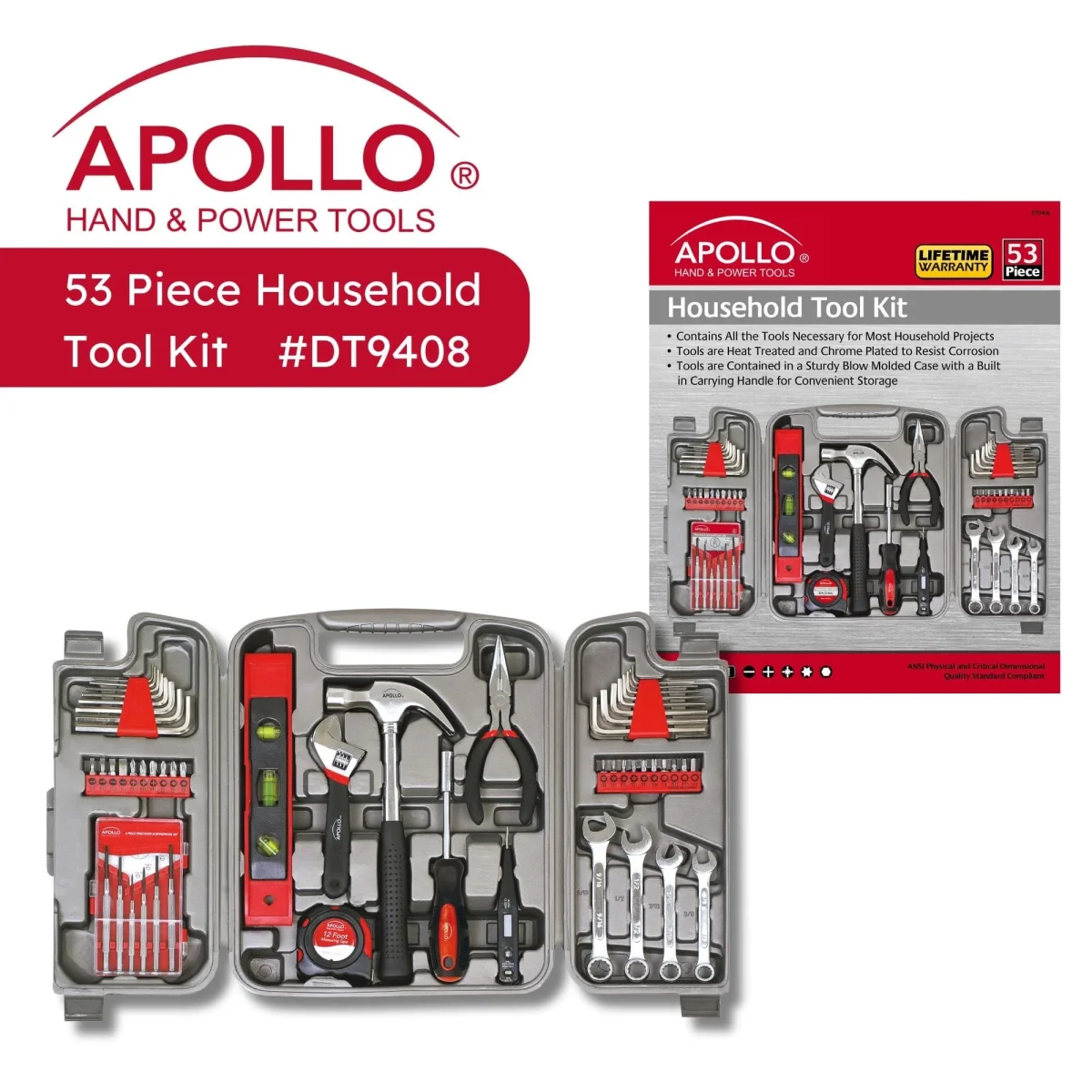 53 Piece Household Tool Kit - DT9408 - Image 8