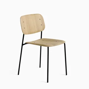 HAY Soft Edge 40 Wooden Chair with Steel Base