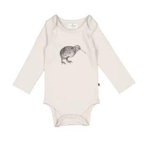 Long Sleeve Bodysuit Almond kiwi