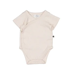 Pointelle Almond Blush Kimono Bodysuit